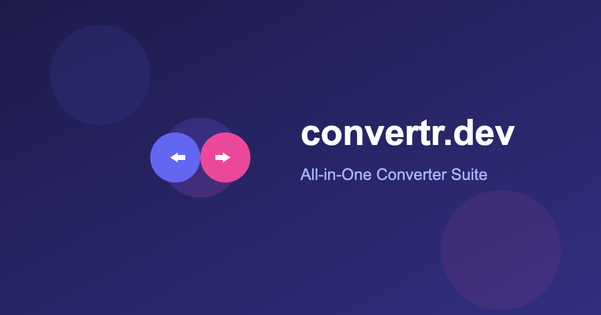 Convertr - Free Online Unit, Currency & Data Converter